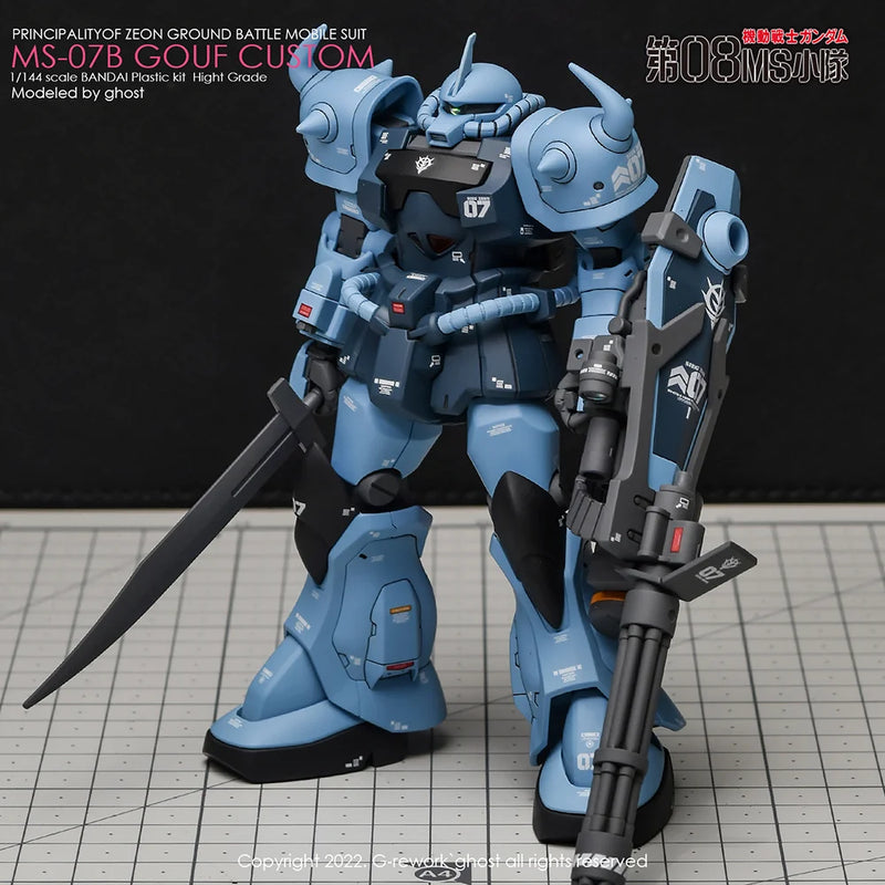 G-Rework Decal - HGUC MS-07B-3 Gouf Custom Use
