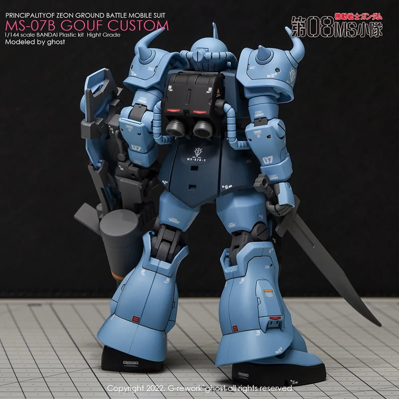 G-Rework Decal - HGUC MS-07B-3 Gouf Custom Use