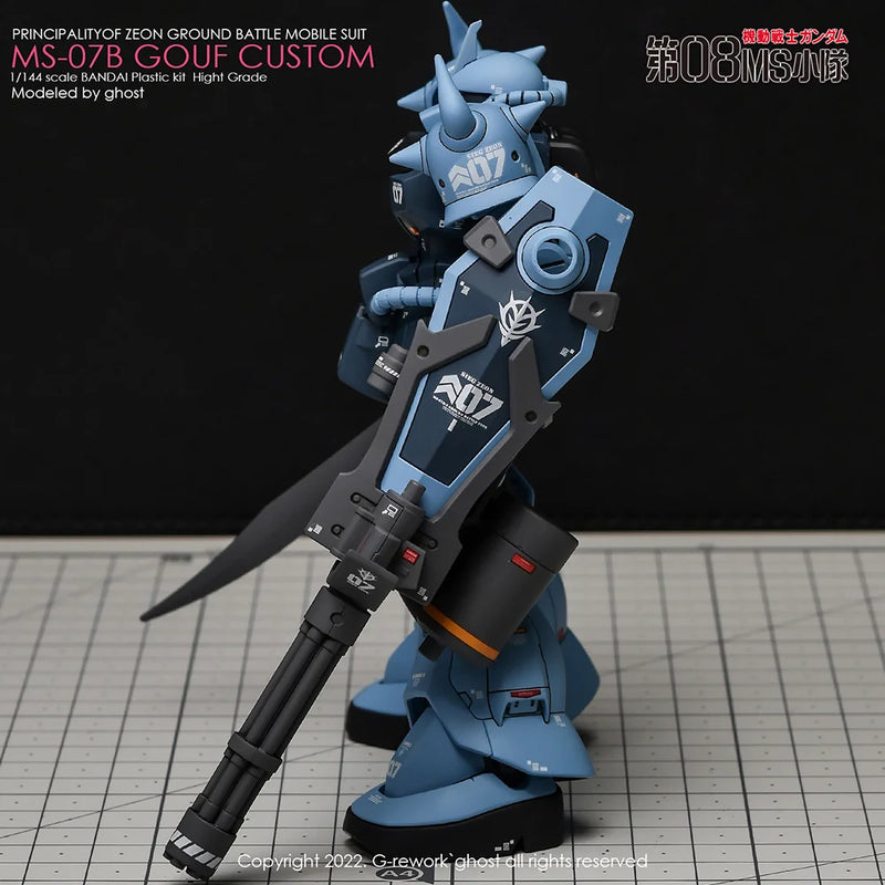 G-Rework Decal - HGUC MS-07B-3 Gouf Custom Use