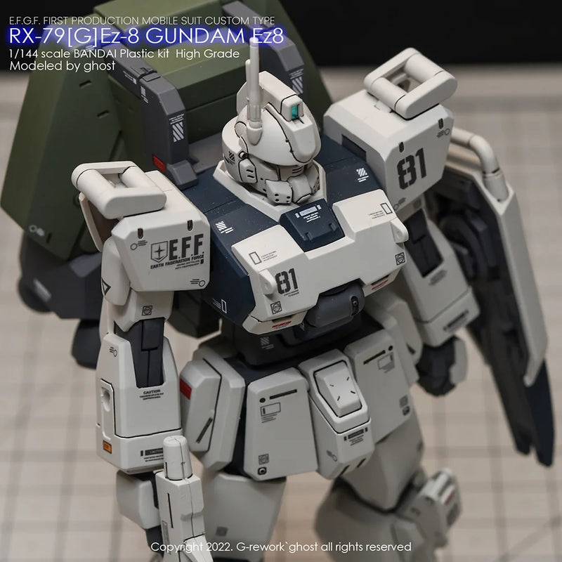 G-Rework Decal - HGUC RX-79[G]Ez-8 Gundam Ez8 Use