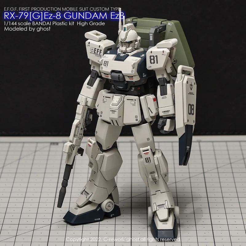 G-Rework Decal - HGUC RX-79[G]Ez-8 Gundam Ez8 Use