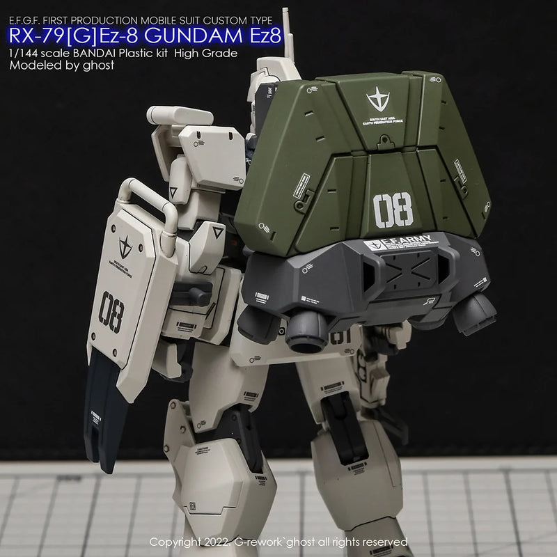 G-Rework Decal - HGUC RX-79[G]Ez-8 Gundam Ez8 Use