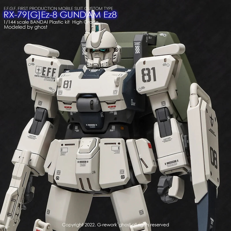 G-Rework Decal - HGUC RX-79[G]Ez-8 Gundam Ez8 Use