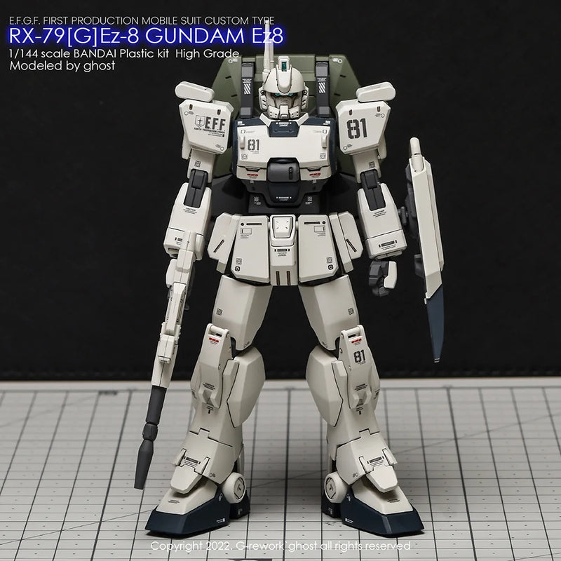 G-Rework Decal - HGUC RX-79[G]Ez-8 Gundam Ez8 Use