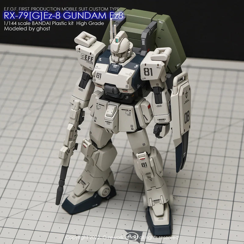 G-Rework Decal - HGUC RX-79[G]Ez-8 Gundam Ez8 Use