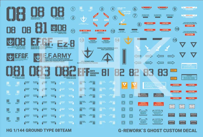 G-Rework Decal - HGUC RX-79[G] Gundam Ground Type Use