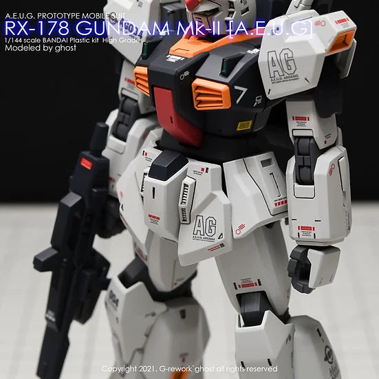 G-Rework Decal - HGUC RX-178 Gundam Mk-II AEUG Revive Use