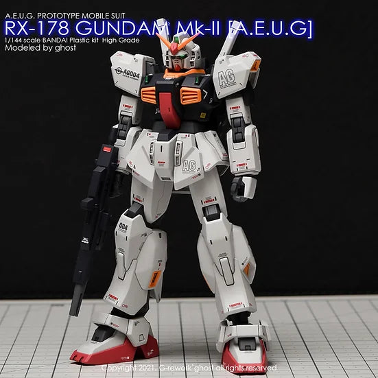 G-Rework Decal - HGUC RX-178 Gundam Mk-II AEUG Revive Use