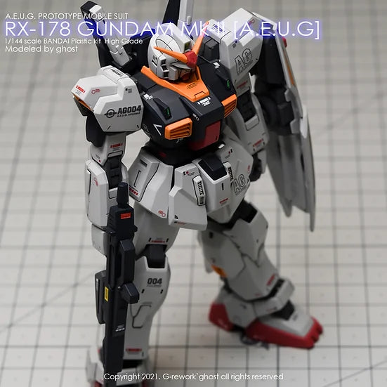 G-Rework Decal - HGUC RX-178 Gundam Mk-II AEUG Revive Use