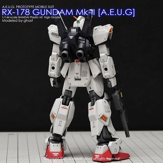 G-Rework Decal - HGUC RX-178 Gundam Mk-II AEUG Revive Use
