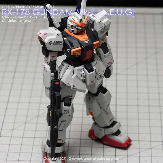 G-Rework Decal - HGUC RX-178 Gundam Mk-II AEUG Revive Use