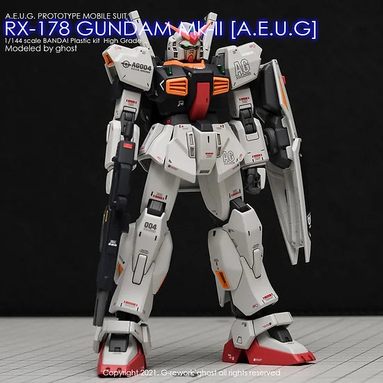 G-Rework Decal - HGUC RX-178 Gundam Mk-II AEUG Revive Use