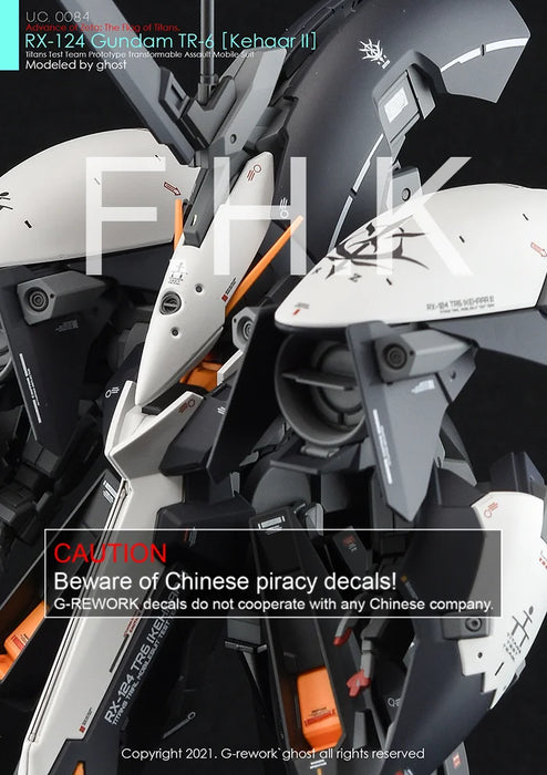 G-Rework Decal - HGUC RX-124 Gundam TR-6 Kehaar II Use