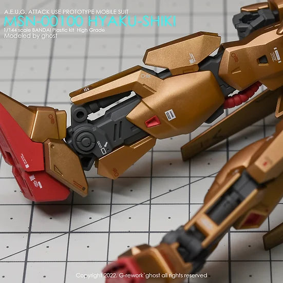 G-Rework Decal - HGUC MSN-00100 Hyaku Shiki Revive Use