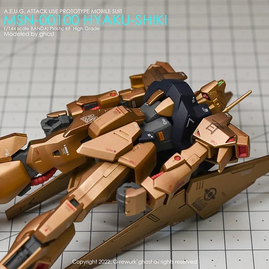 G-Rework Decal - HGUC MSN-00100 Hyaku Shiki Revive Use