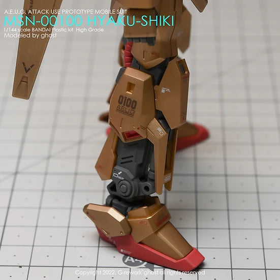 G-Rework Decal - HGUC MSN-00100 Hyaku Shiki Revive Use