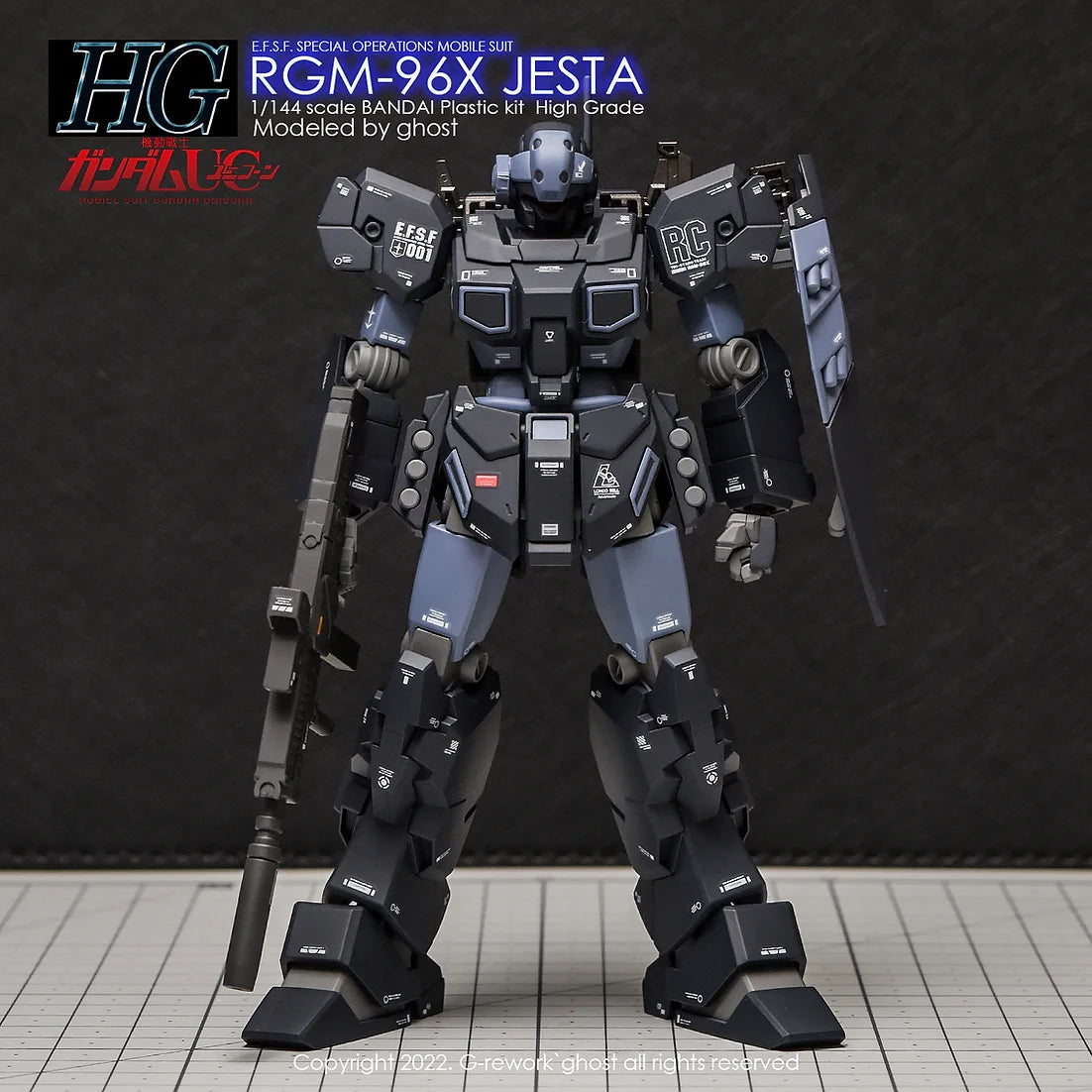 G-Rework Decal - HGUC RGM-96X Jesta Use - Argama Hobby - Canada ...