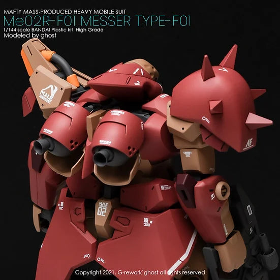 G-Rework Decal - HGUC Me02R-F01 Messer F01 Type Use