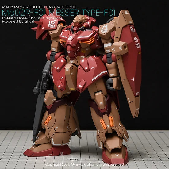 G-Rework Decal - HGUC Me02R-F01 Messer F01 Type Use