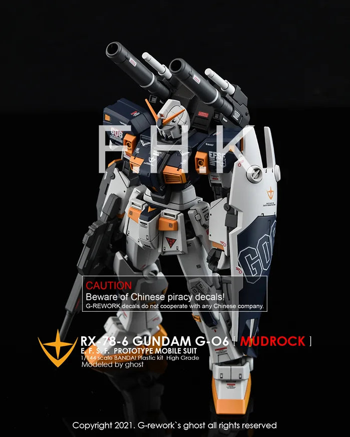 G-Rework Decal - HGUC RX-78-6 Mudrock Use
