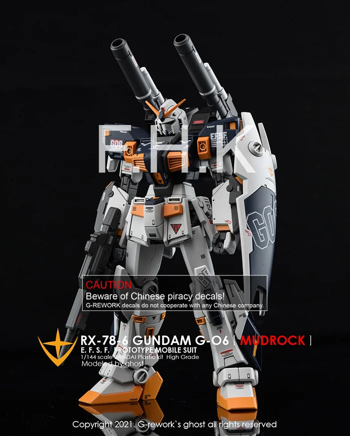 G-Rework Decal - HGUC RX-78-6 Mudrock Use