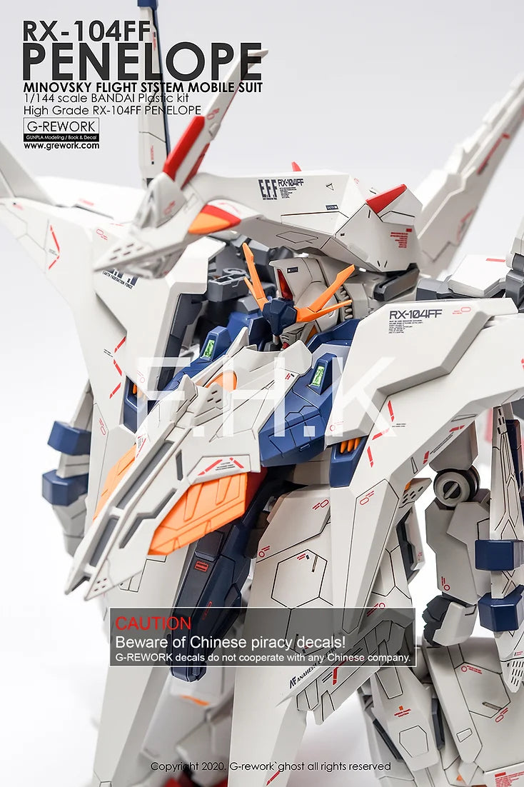 G-Rework Decal - HGUC RX-104FF Penelope Use