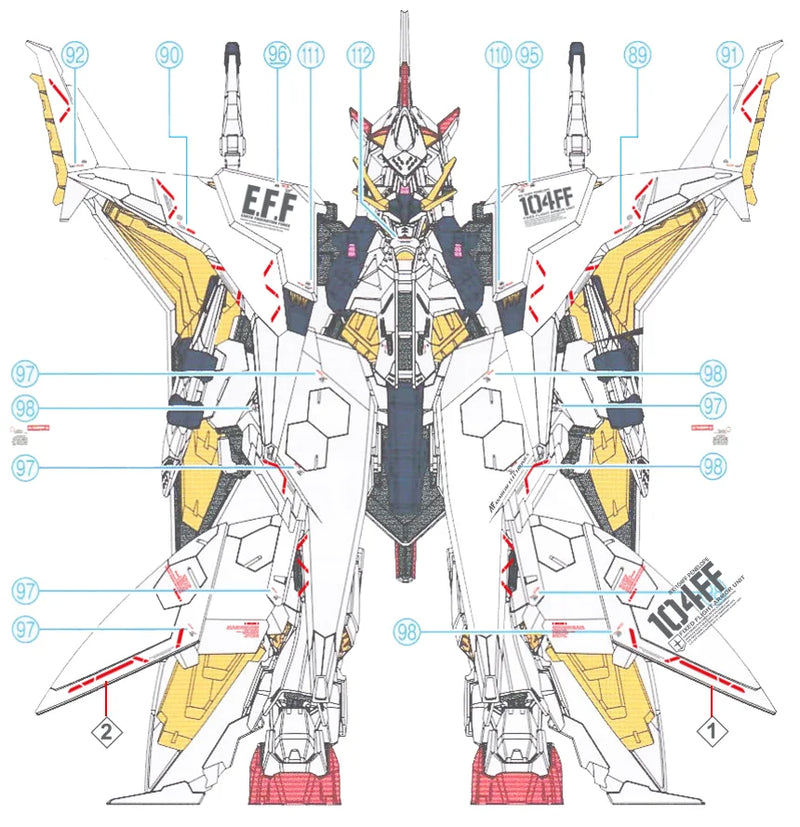 G-Rework Decal - HGUC RX-104FF Penelope Use
