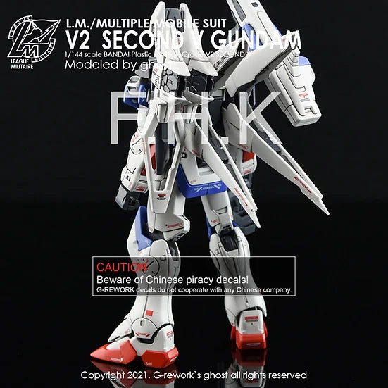 G-Rework Decal - HGUC V Gundam Second V Use