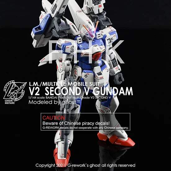 G-Rework Decal - HGUC V Gundam Second V Use
