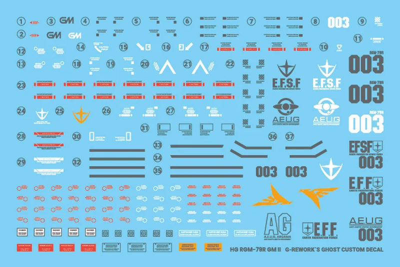 G-Rework Decal - HGUC RMS-179 GMII Use