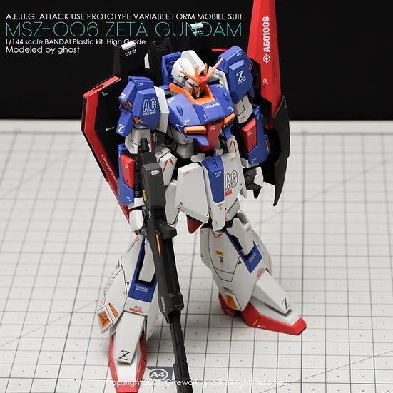 G-Rework Decal - HGUC MSZ-006 Zeta Gundam Revive Use
