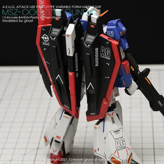 G-Rework Decal - HGUC MSZ-006 Zeta Gundam Revive Use