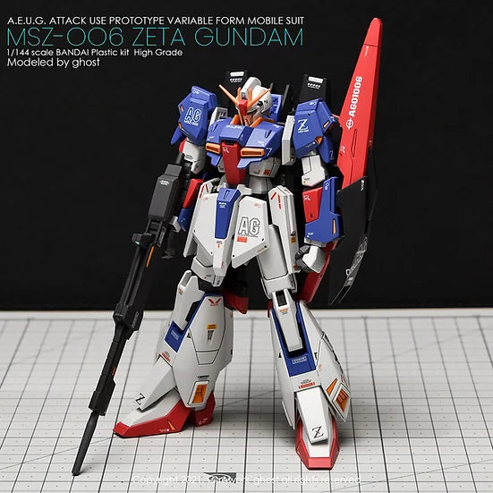 G-Rework Decal - HGUC MSZ-006 Zeta Gundam Revive Use