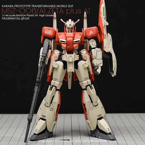 G-Rework Decal - HGUC MSZ-006A1 Zeta Plus A1 Test Type Color