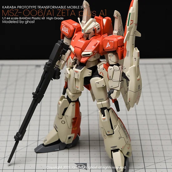 G-Rework Decal - HGUC MSZ-006A1 Zeta Plus A1 Test Type Color