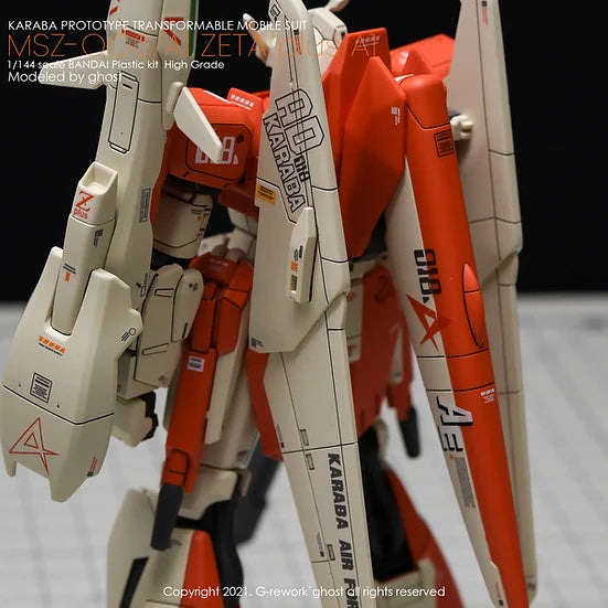 G-Rework Decal - HGUC MSZ-006A1 Zeta Plus A1 Test Type Color