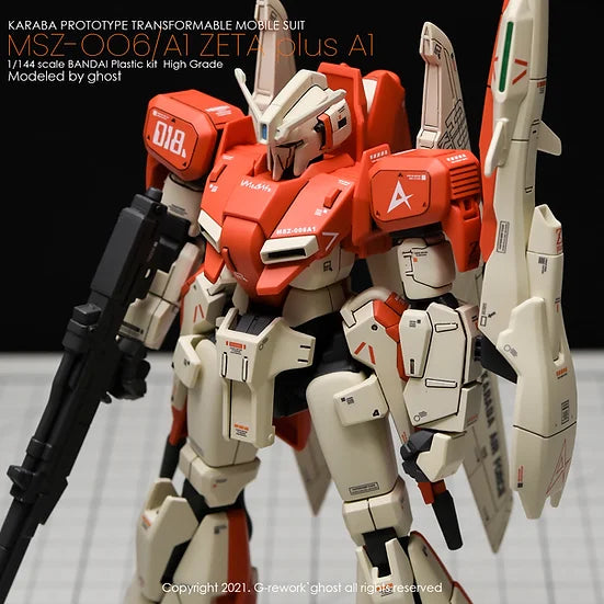 G-Rework Decal - HGUC MSZ-006A1 Zeta Plus A1 Test Type Color