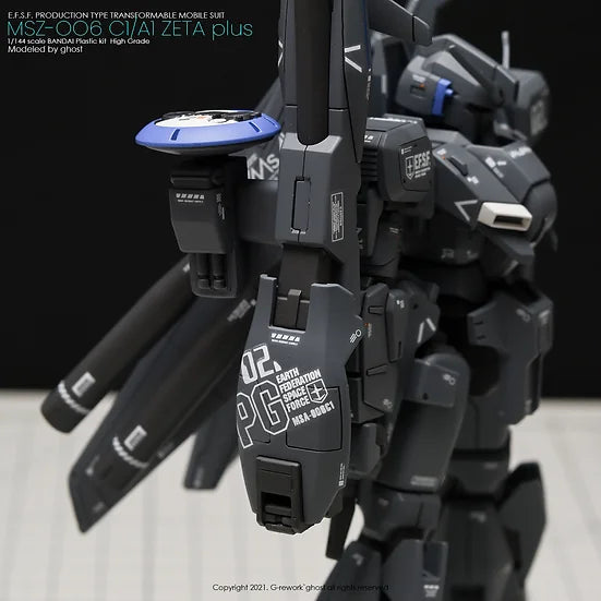 G-Rework Decal - HGUC MSZ-006C1 Zeta Plus C1/A1 Use
