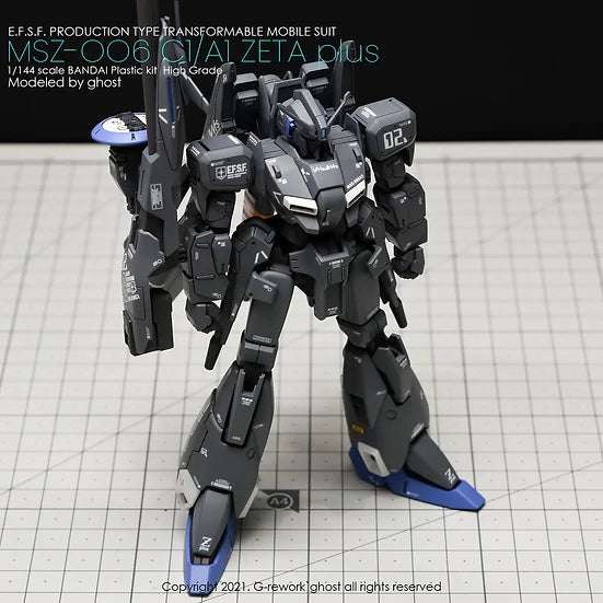 G-Rework Decal - HGUC MSZ-006C1 Zeta Plus C1/A1 Use