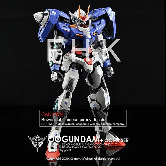 G-Rework Decal - MG GN-0000+GNR-010 Gundam 00 Raiser Use