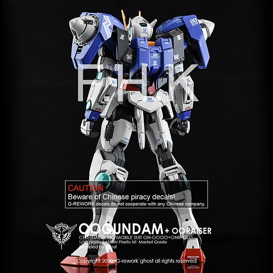 G-Rework Decal - MG GN-0000+GNR-010 Gundam 00 Raiser Use