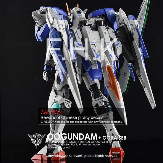G-Rework Decal - MG GN-0000+GNR-010 Gundam 00 Raiser Use