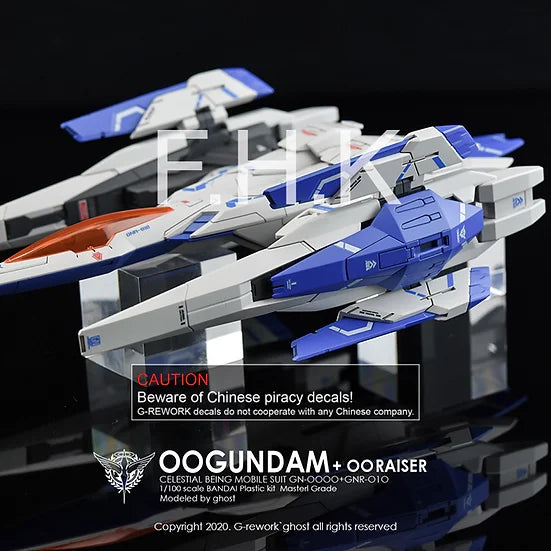 G-Rework Decal - MG GN-0000+GNR-010 Gundam 00 Raiser Use