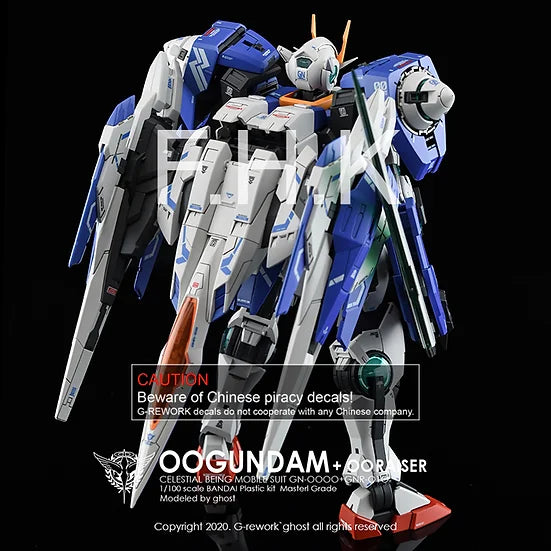G-Rework Decal - MG GN-0000+GNR-010 Gundam 00 Raiser Use