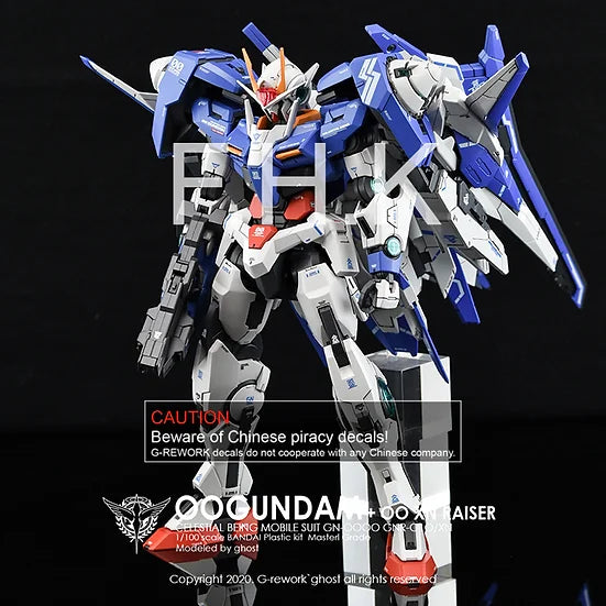 G-Rework Decal - MG GN-0000+GNR-010/XN 00 XN Raiser Use - Argama Hobby ...