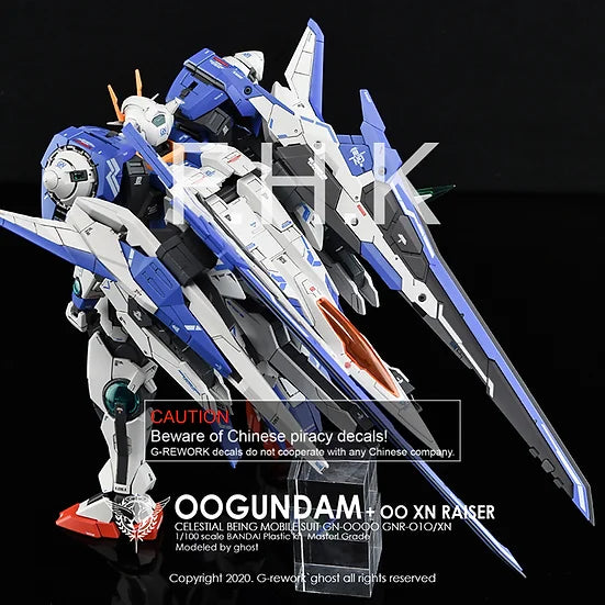 G-Rework Decal - MG GN-0000+GNR-010/XN 00 XN Raiser Use - Argama Hobby ...