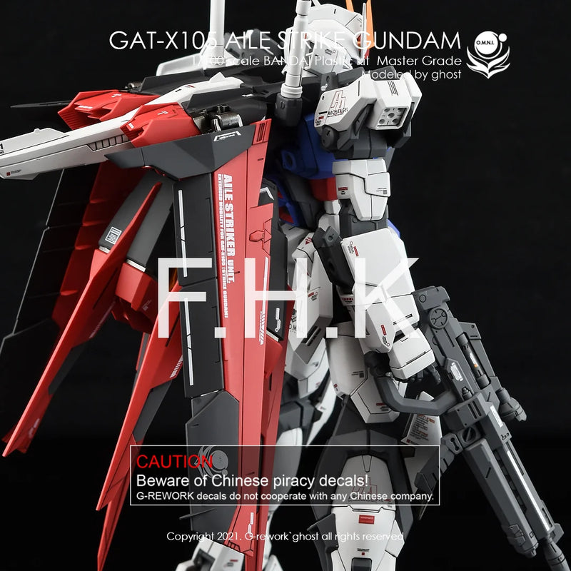 G-Rework Decal - MG GAT-X105 Aile Strike Gundam Ver.RM Use
