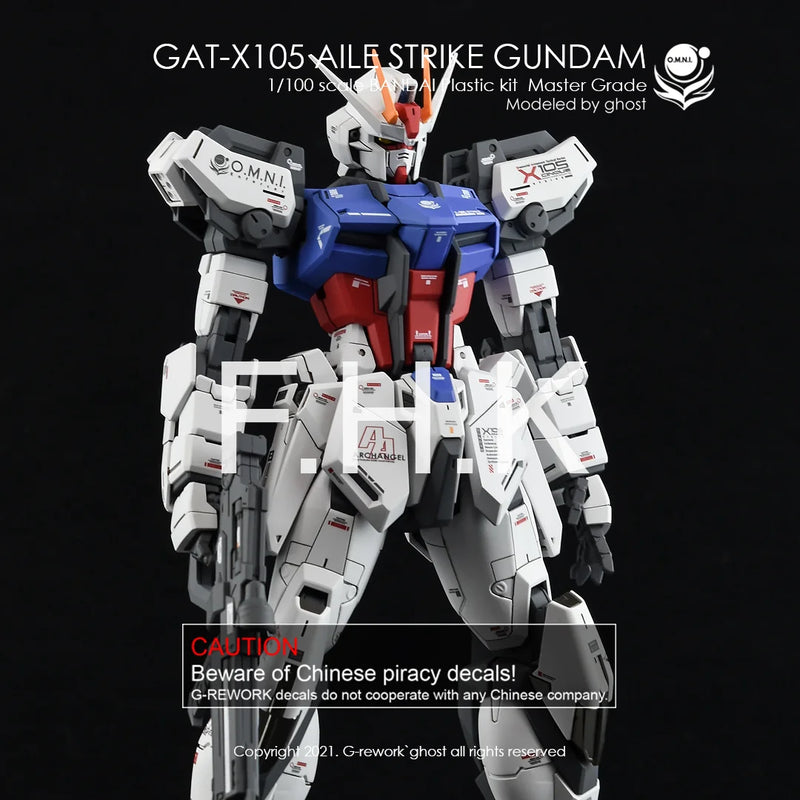 G-Rework Decal - MG GAT-X105 Aile Strike Gundam Ver.RM Use