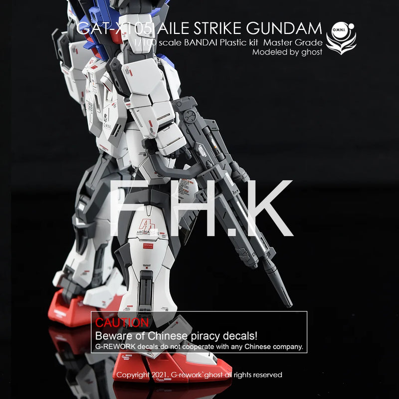 G-Rework Decal - MG GAT-X105 Aile Strike Gundam Ver.RM Use