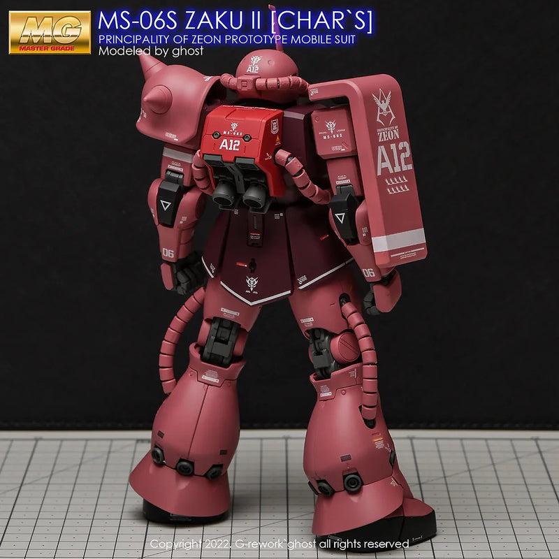 G-Rework Decal - MG MS-09RS Char's Rick Dom Ver.1.5 Use